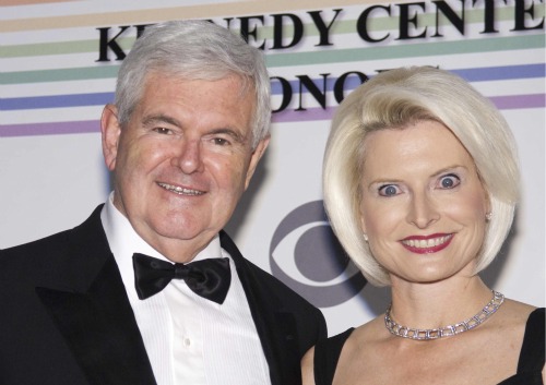 newt gingrich wives pictures. Aides to Newt Gingrich have